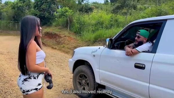 Soldierhugecock fucks Daniela Andrea's tight wet pussy in car - Latina Brunette with huge round ass cums hard - xxxfiles.com on systemporn.com