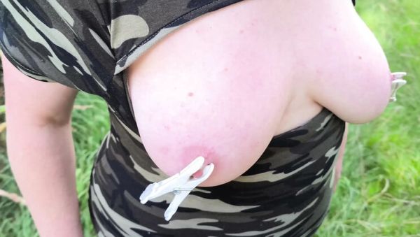 Bouncy Tits Hiking Adventure: Nipple Clamp Torture & Public BDSM - xxxfiles.com on systemporn.com