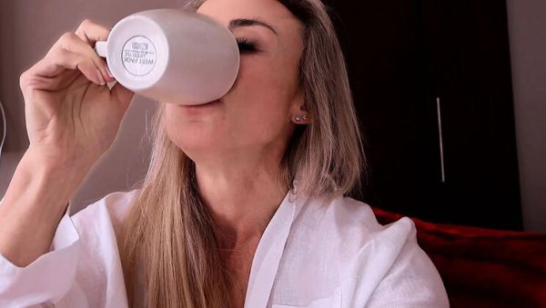 Hot Blonde MILF Gianna Morning Coffee Solo Masturbation & Dirty Talk - veryfreeporn.com - Britain - South Africa on systemporn.com