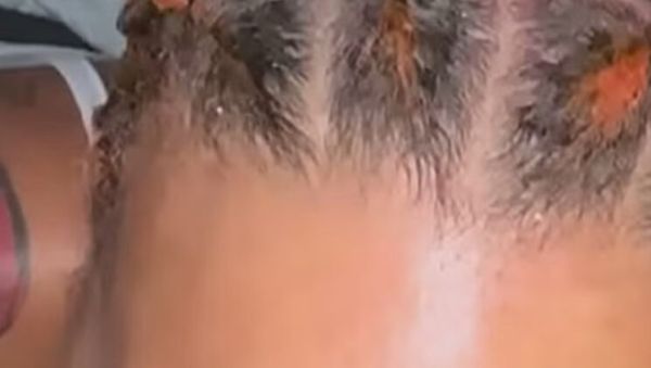 Amateur Black Girl With Pink Hair Sucks BBC Deep Throat - porntry.com on systemporn.com