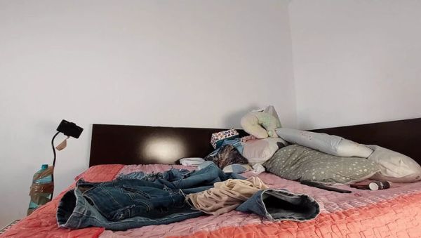 Hairy Brunette Wife Massages Her Juicy Pussy - Big Tits & Big Ass Amateur MILF - xxxfiles.com on systemporn.com