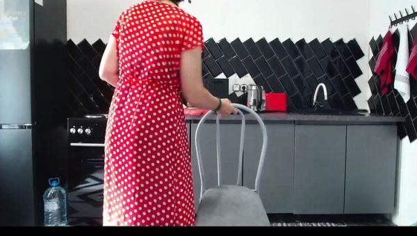 Angela Lady POV Doggy Style - Hairy Pussy Brunette Moans Loud As She Opens Her Asshole On Chair - veryfreeporn.com - Russia on systemporn.com