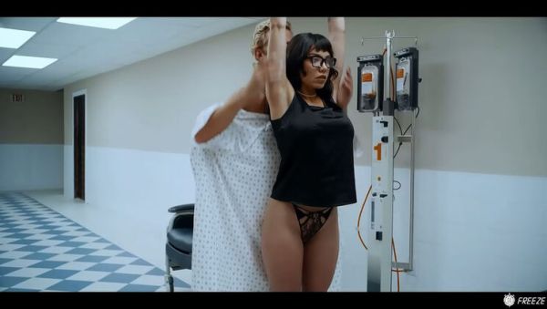 Employee Freeze Prank: Vince Karter Fucks MILF Boss Nicole Aria & Turns Little Puck into Sex Doll - Blowjob, Bondage, Creampie - veryfreeporn.com on systemporn.com