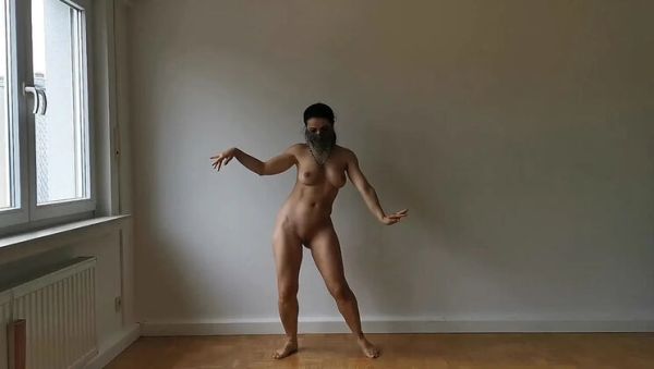 Kitty Dancer Nude Collared Slave Dance - Veiled Beauty Solo HD - porntry.com - Spain on systemporn.com