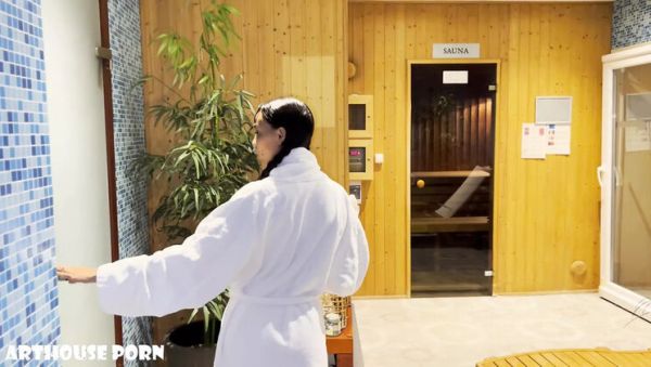 Skinny Indian Stepsister Oily Footjob in Public Sauna - Alex Goes & Violeta Grey - porntry.com - Spain - India on systemporn.com