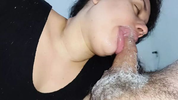 Extreme Blowjob Queen Fucks Hard - Deep Throat & Cum in Mouth POV - veryfreeporn.com - Brazil - India on systemporn.com