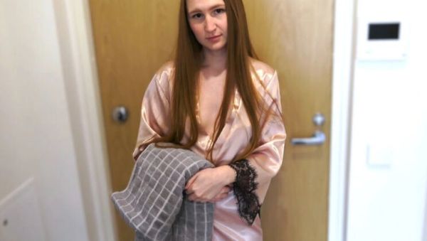 Neighbor Girl With Big Tits Asks For Shower - Redhead Amateur Blowjob & Facial Cumshot POV - porntry.com - Russia on systemporn.com