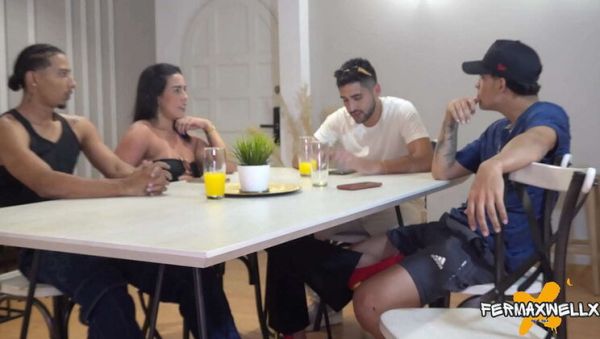 BBW Latina wife double penetrated by two men - cheating homemade cuckold sex - veryfreeporn.com on systemporn.com