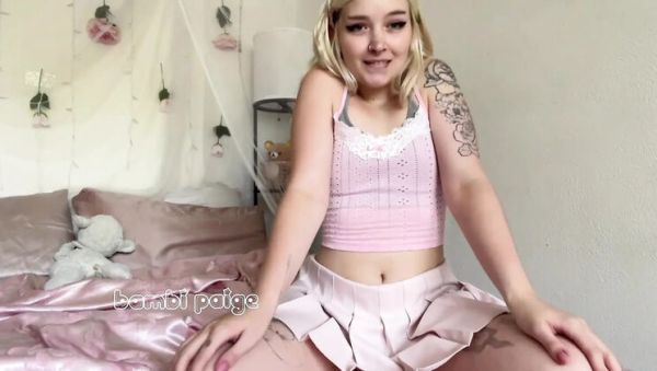 Bambi Paige Hot Blonde Teacher JOI Jerk Off Instructions After School POV - xxxfiles.com - Usa on systemporn.com