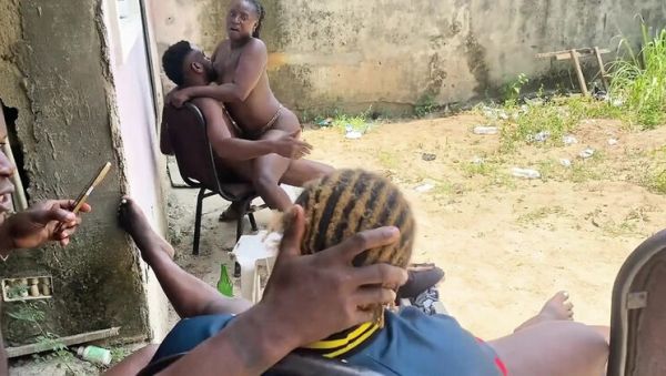 Friends Orgy Party - Amateur Gangbang with Big Ass Ebony Blowjob - veryfreeporn.com on systemporn.com