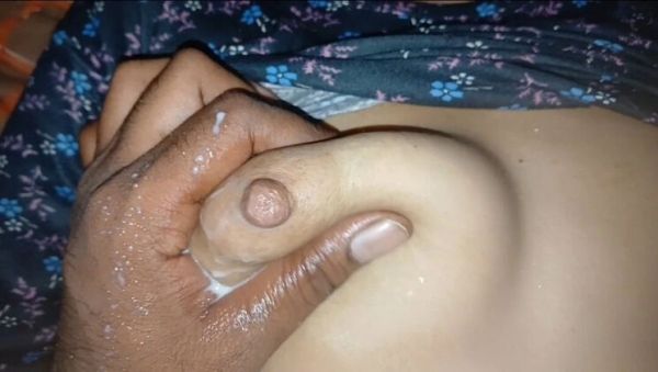 Indian Brother Milks Sister's Big Boobs and Swallows Cum - Kimmo Blowjob & Cock Sucking - veryfreeporn.com - India on systemporn.com