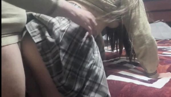 Astrid Cute Homemade Creampie - Sneaky Sex with Friend's Girlfriend in School Uniform - Don't Tell Him Part 2 - porntry.com - Mexico - Spain - India on systemporn.com