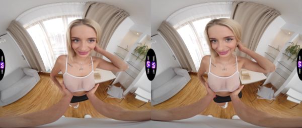 Natural tits bouncing in VR as Naomi Love deep-throats and rides hard - alphaporno.com on systemporn.com