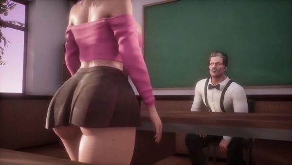 College Student Gives Professor a Hot Blowjob - 3D Hentai Exam Sex - veryfreeporn.com - Britain on systemporn.com