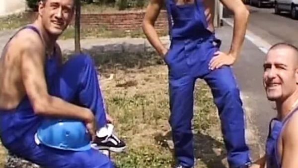 Petite French Redhead Double Penetration Threesome - Hardcore DP Fuck - veryfreeporn.com - France on systemporn.com