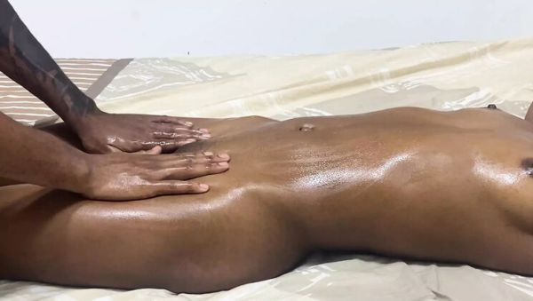 African stepdaughter fucked hard after massage with big black cock - amateur milf lesbian sex - xxxfiles.com - Usa - India on systemporn.com
