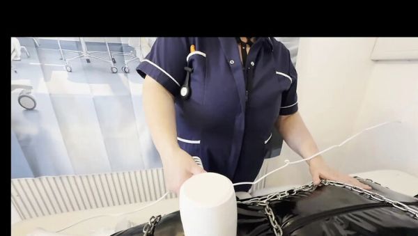 Mature BBW Dominatrix Satana Teases Bound Gimp in Medical Room - Part 3 BDSM Femdom - veryfreeporn.com - Britain on systemporn.com