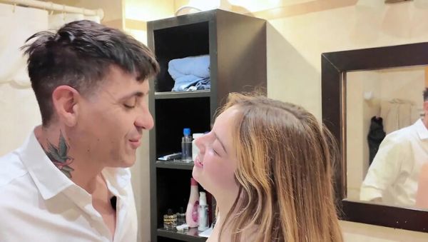 My Wife Watches Me Fuck Him Deep for 7 Minutes - No Pull Out! Her Big Booty Trembles in Bathroom - xxxfiles.com - India on systemporn.com