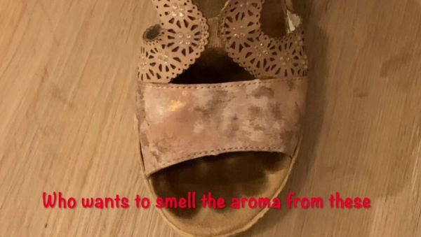 Stinky Shoe Foot Fetish with Mature British Granny in LBD & Heels - Big Natural Tits Amateur Homemade - porntry.com - Britain on systemporn.com