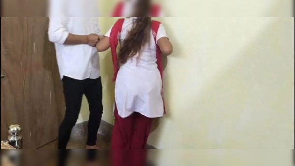 Indian school girl Nazima Khan fucked doggy style in empty classroom - uncensored homemade sex - xxxfiles.com - Britain - India on systemporn.com