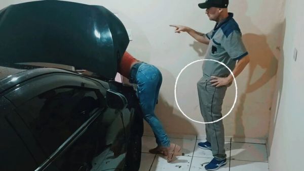 Naughty Latina Mechanic Fucks Horny Girl in Garage - Amateur Squirting & Cumshot - veryfreeporn.com - Brazil - Spain - Portugal on systemporn.com