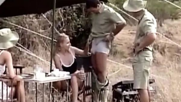 German Amateur Teens Outdoor Threesome Fuck with Big Cocks - porntry.com - Germany on systemporn.com