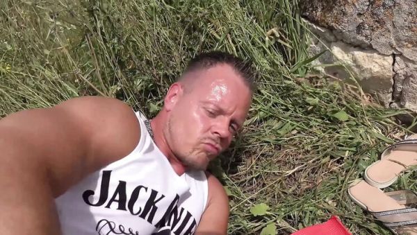 German MILF Outdoor Fuck with Big Tits Brunette - Hot Dark Haired Cougar Prefers Cum in Mouth - porntry.com - Germany on systemporn.com