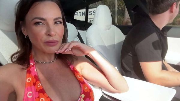 Mom Dana DeArmond Drives Friend to Work - Hot Car Sex with Luke Cooper - porntry.com on systemporn.com