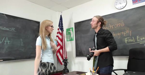 Hot for Teacher: Chad and Alexa's X-rated Classroom Lesson - alphaporno.com - Chad on systemporn.com