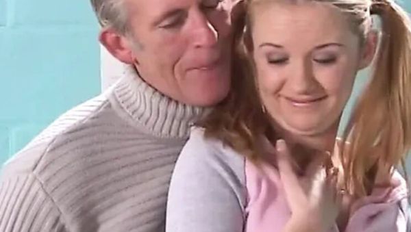 Sweet Teen Pussy for Old Man - Blonde Brittney Sucks Buck Adams - veryfreeporn.com - Britain on systemporn.com