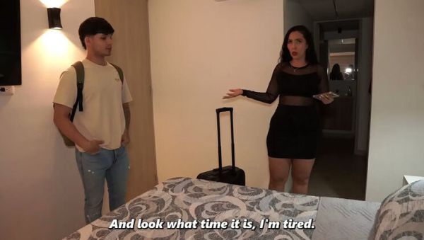 Big Stepmom And Huge Cock Stepson Share A Hotel Bed And Fuck - veryfreeporn.com - Colombia on systemporn.com