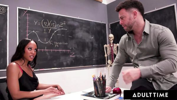 Teacher Seth Gamble Fucks Petite Student Madi Collins & Coworker August Skye Affair - veryfreeporn.com - Britain on systemporn.com