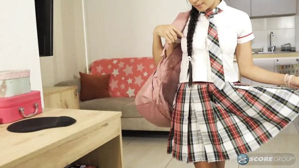 Emma Anturin Latina Teen Schoolgirl Fucks Her Little Pussy With Dildo - porntry.com on systemporn.com