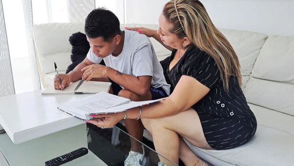 Stepmom Helps With Homework But His Big Dick Distracts Her - Hot Latina MILF Gets Fucked Rough - Part 2 - xxxfiles.com - Spain on systemporn.com