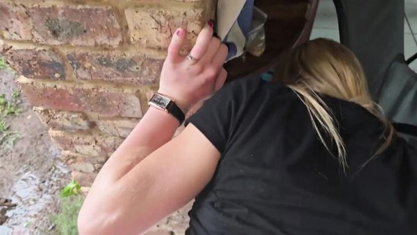 Amateur Teen Sparowdox Fucks Girlfriend Doggystyle Outdoor in Thunderstorm - Cum in Mouth - porntry.com - Finland on systemporn.com