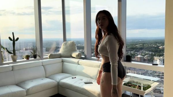 Roommate's Boyfriend Throat Fuck - Deep Blowjob & Doggy Style Sex with Rosie Rider - veryfreeporn.com - Russia - Britain - Usa on systemporn.com