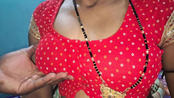 Shruti Bhabhi Hot Red Blouse Blowjob - Indian Wife Swallows Cum in Mouth - xxxfiles.com on systemporn.com
