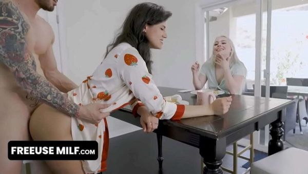 Freeuse MILF Haley Spades - Blonde StepAunty Threesome with Deep Throat & Creampie - veryfreeporn.com on systemporn.com