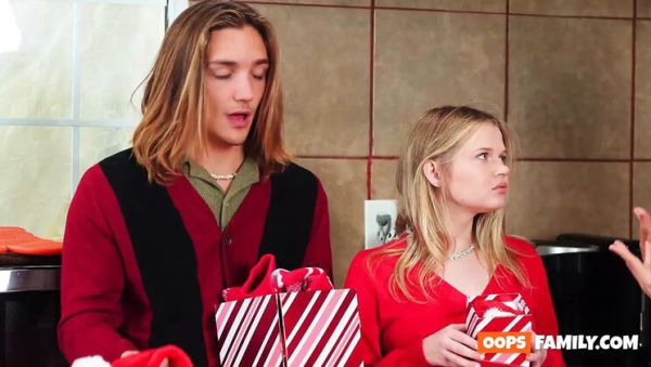 Horny Christmas Orgy with Family! Penny Barber & Coco Lovelock in Hardcore Teen Fuck - porntry.com - Britain on systemporn.com