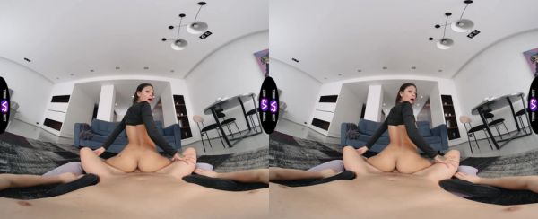 Skinny teen Breiny Zoe rides in vr with passion - alphaporno.com on systemporn.com