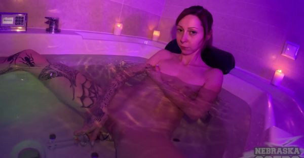 Skinny Bleikas play with t*** boobs and waterproof vibrators in the bathtub - alphaporno.com on systemporn.com