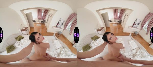 Brunette babe Ara Mix teases with her t*** titties in HD POV - alphaporno.com on systemporn.com