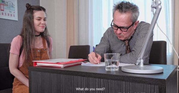 Young Tina's perky boobies bounce in doggie as her daddy plows deep - alphaporno.com on systemporn.com