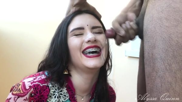 Alyssa Quinn - Deepthroat Sloppy Blowjob And Facefucked In Nature - desi-porntube.com - India on systemporn.com