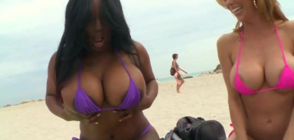 Foursome And Blacks FuckTeam Beach Time - theyarehuge.com on systemporn.com