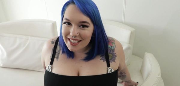 Sucked BBW Blue Hair POV - Alexxxis Allure - theyarehuge.com on systemporn.com