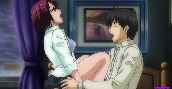 Uniformed cutie gives blowjobs while fingerbanging in a naughty anime scene - alphaporno.com on systemporn.com