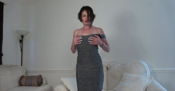 Sultry Mature Mimi in Stockings Fakes Tits & Moans on Sofa - alphaporno.com on systemporn.com