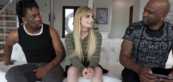 Blonde babe aint satisfied with just one big black cock - inxxx.com on systemporn.com