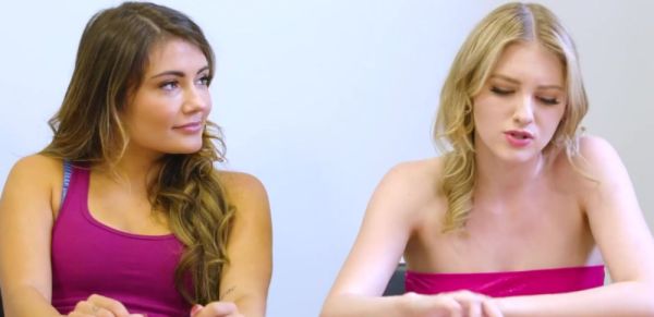 Blonde bffs having foursome after watching lesbian porn - inxxx.com on systemporn.com